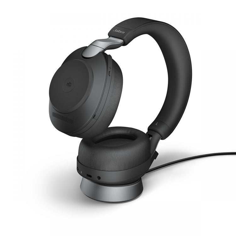 Jabra Evolve2 85 USB-C MS Stereo Headset and Charging Stand Jabra Evolve2 85 USB-C MS Stereo Headset and Charging Stand